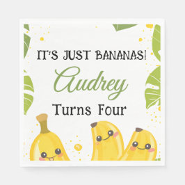 Servilleta De Papel It's Just Bananas Any Age Birthday Party