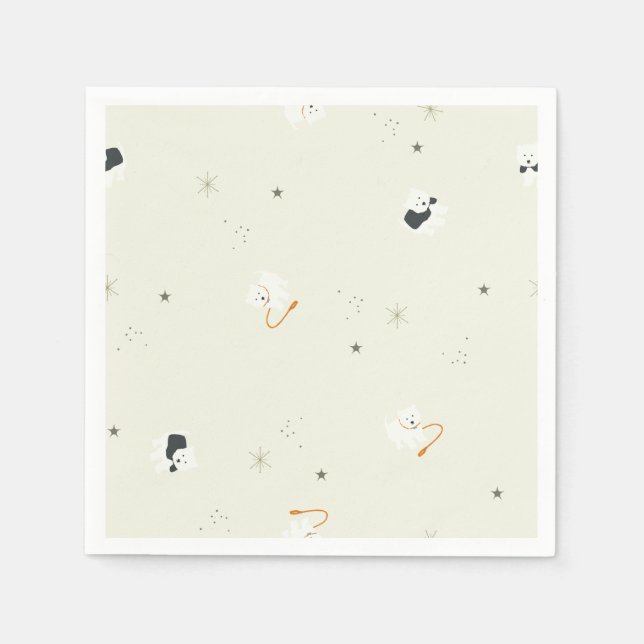 Servilleta De Papel Izzie The Westie (Anverso)