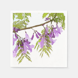 Servilleta De Papel Jacaranda Púrpura Flores Napkin