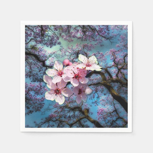 Servilleta De Papel Jacaranda Trees (Anverso)