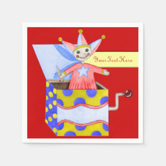 Servilleta De Papel Jack-in-the-Box - Juguetes tradicionales (color pr