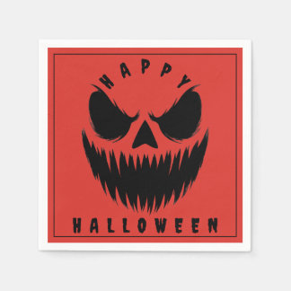 Servilleta De Papel Jack-O’-Lantern Feliz Halloween