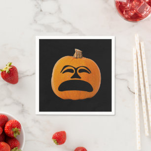 Servilleta De Papel Jack O'Lantern: Papel de Halloween