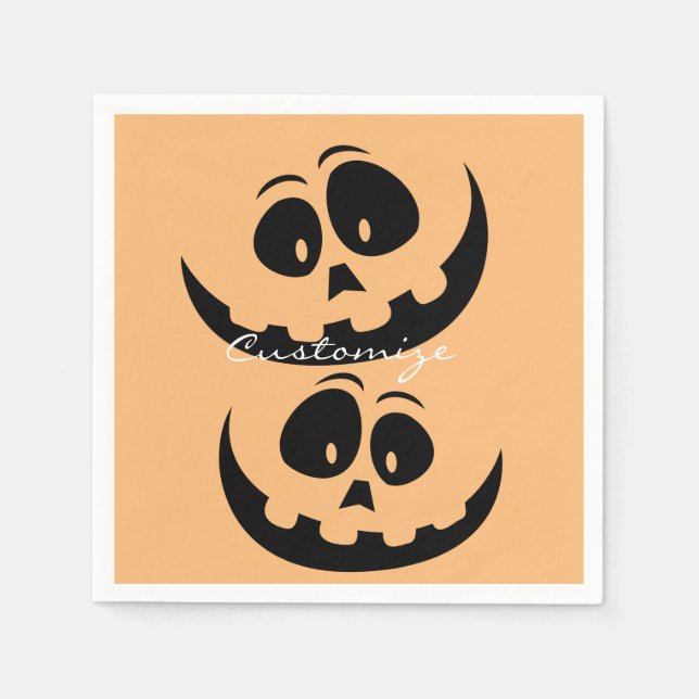 Servilleta De Papel Jack O'lantern Smile Thunder_Cove (Anverso)
