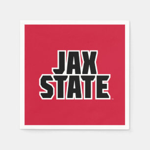Servilleta De Papel Jacksonville State University JAX STATE Bold Texto