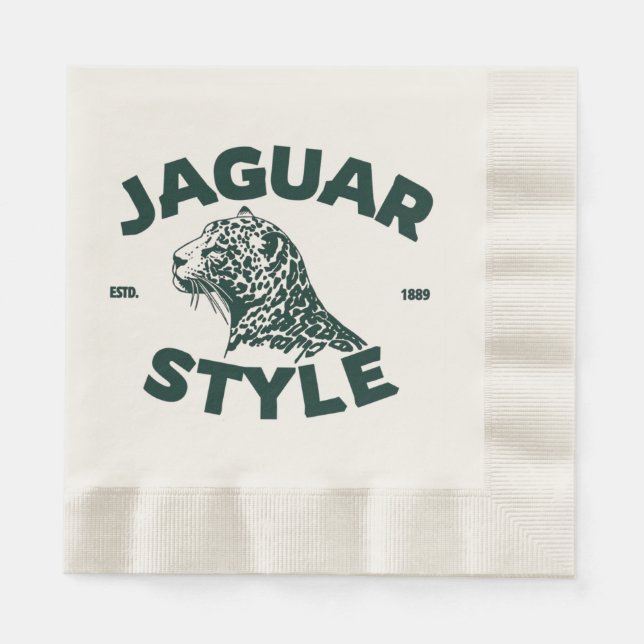 Servilleta De Papel Jaguar Napkins (Anverso)