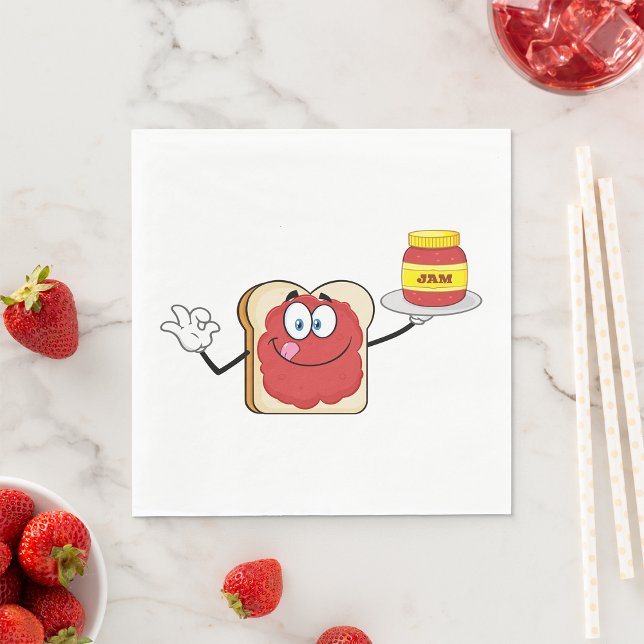 Servilleta De Papel Jam On Toast (Subido por el creador)