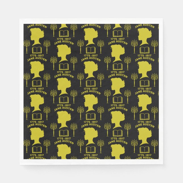 Servilleta De Papel Jane Austen English Novelist (Anverso)