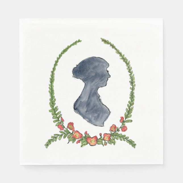 Servilleta De Papel Jane Austen Napkins (Anverso)