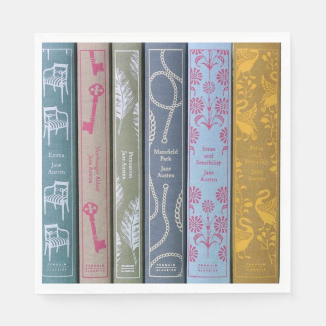 Servilleta De Papel Jane Austen Novels Napkins (Anverso)