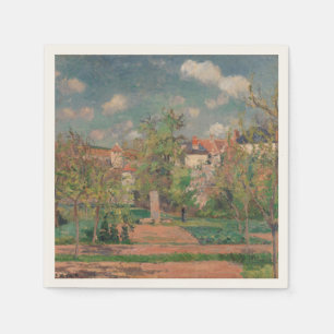 Servilleta De Papel Jardín a plena luz del sol, Camille PIssarro, 1876