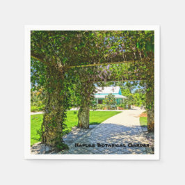 Servilleta De Papel Jardín Botánico Queen's Wreath Nápoles, Florida