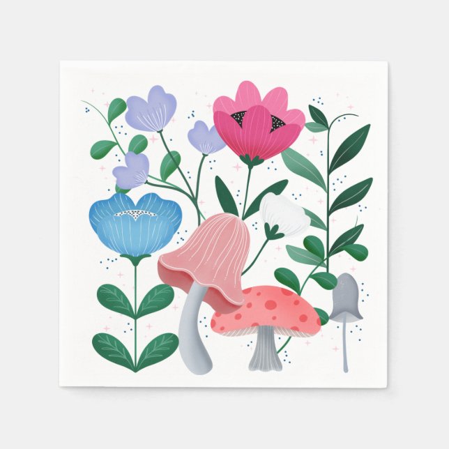 Servilleta De Papel Jardín caprichoso (Anverso)