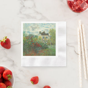 Servilleta De Papel Jardín de artistas de Monet en Argenteuil Pintura