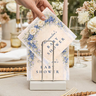 Servilleta De Papel Jardín de Cottage de Arándanos Baby Shower