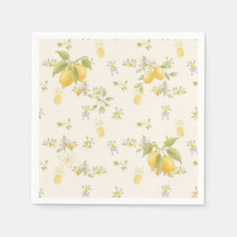 Servilleta De Papel Jardín de limoneros con ratones