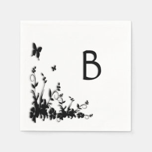Servilleta De Papel Jardín de Mariposas Inicial