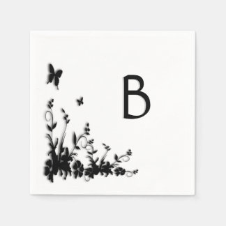 Servilleta De Papel Jardín de Mariposas Inicial