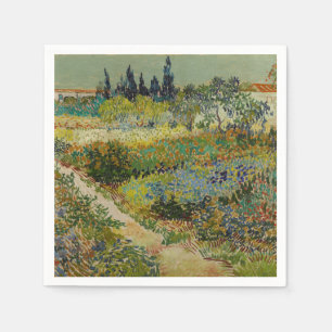 Servilleta De Papel Jardín de Van Gogh en Arles Impresionista floral
