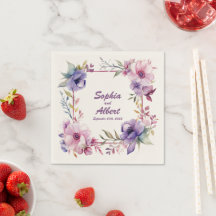Jardín del Romance: servilletas Bodas personalizad