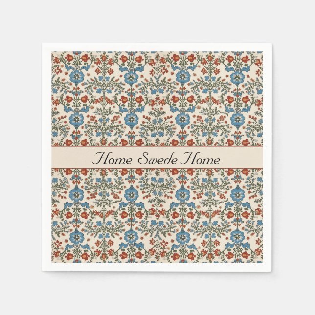 Servilleta De Papel Jardín noruego, personalizado (Anverso)