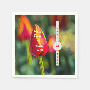 Servilleta De Papel Jardín texturizado Tulip