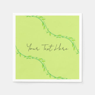 Servilleta De Papel Jardín verde