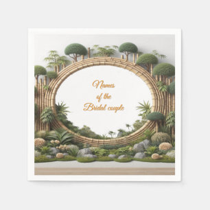 Servilleta De Papel Jardines y edificios ecológicos en armonía