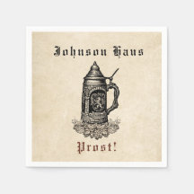 Jarra de cerveza Haus Vintage Oktoberfest con tu n