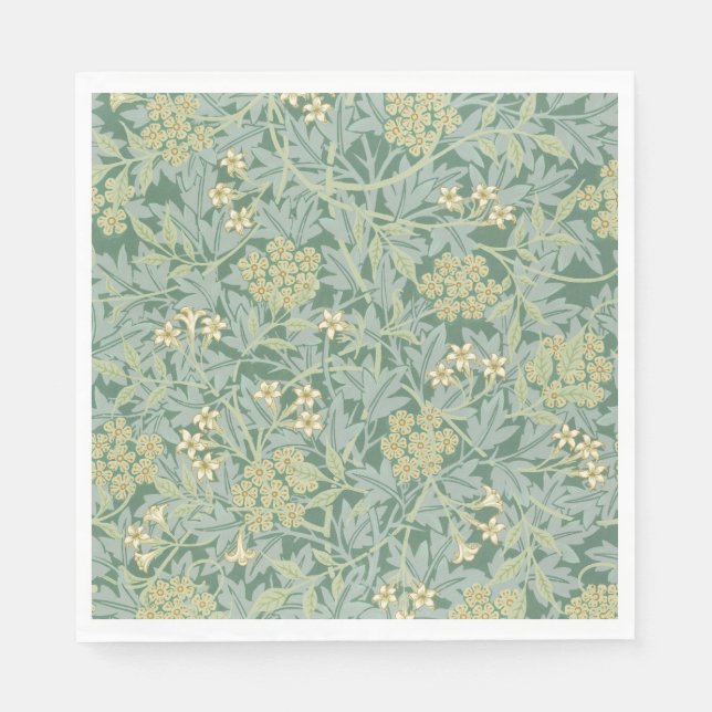 Servilleta De Papel Jasmine (por William Morris) (Anverso)