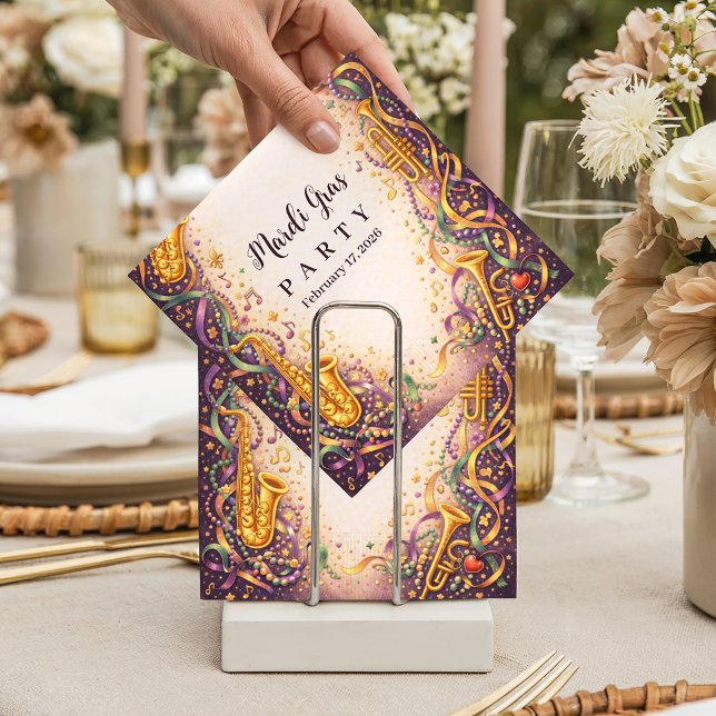 Servilleta De Papel Jazz Music Mardi Gras Masquerade (Subido por el creador)