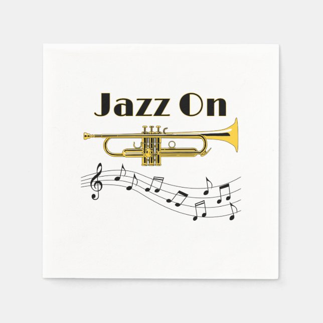 Servilleta De Papel Jazz On (Anverso)