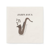 Jazzy Java-Coffee Beans-Saxofhone-