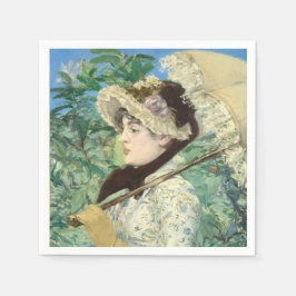 Servilleta De Papel Jeanne (primavera) Edouard Manet