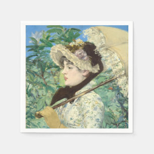 Servilleta De Papel Jeanne (Primavera) Edouard Manet  