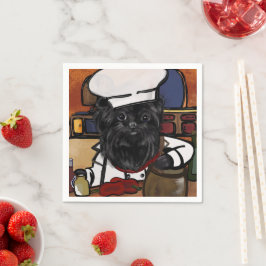 Servilleta De Papel Jefe Affenpinscher     