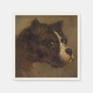 Servilleta De Papel Jefe de Bulldog (por Théodore Géricault)