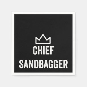 Servilleta De Papel Jefe Sandbagger Golf Meme Bjj Chess Sandbag