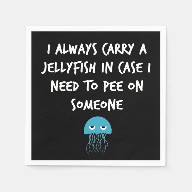 Servilleta De Papel Jellyfish (Anverso)