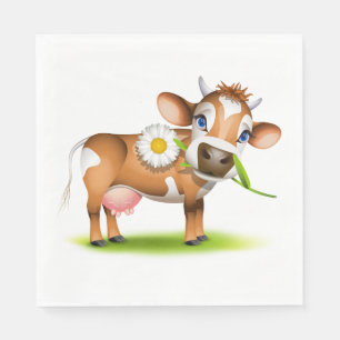 Servilleta De Papel Jersey Cow
