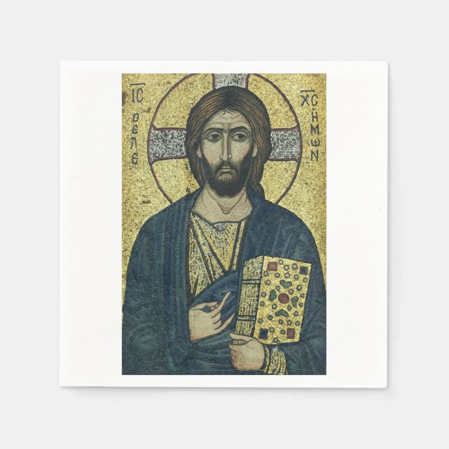 Servilleta De Papel Jesucristo Pantocrátor (Anverso)