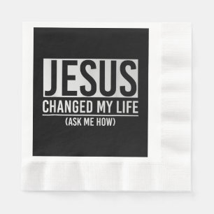 Servilleta De Papel Jesús Cambió Mi Vida Preguntándome Cómo Jesús