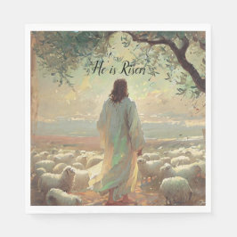 Servilleta De Papel Jesus Christ Religious Easter Catholic