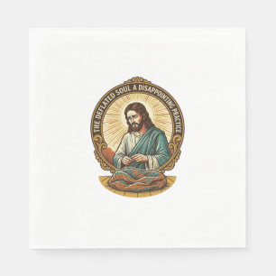 Servilleta De Papel Jesús Completamente Desinflado Bola de Yoga Plana 