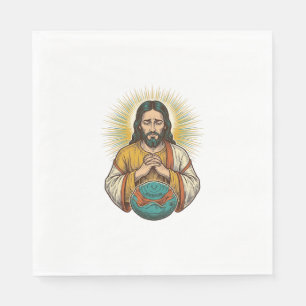Servilleta De Papel Jesús decepcionado Bola de ejercicio desinflada Fr