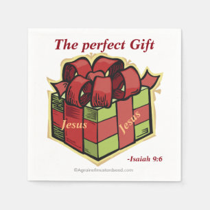 Servilleta De Papel Jesús el navidad perfecto del regalo