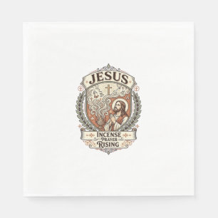 Servilleta De Papel Jesús Incienso Oración Ascendente Jesús Incienso O