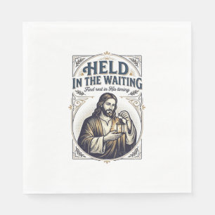 Servilleta De Papel Jesús Infertilidad Intentando Concebir Ánimo