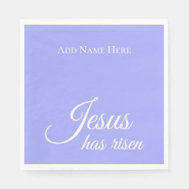 Servilleta De Papel Jesús Se Ha Levantado Personalizado Pascua Cristia