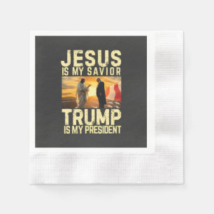 Servilleta De Papel Jesús Trump - Jesús es mi Señor Salvador